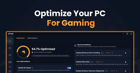 game optimizer|Hone .